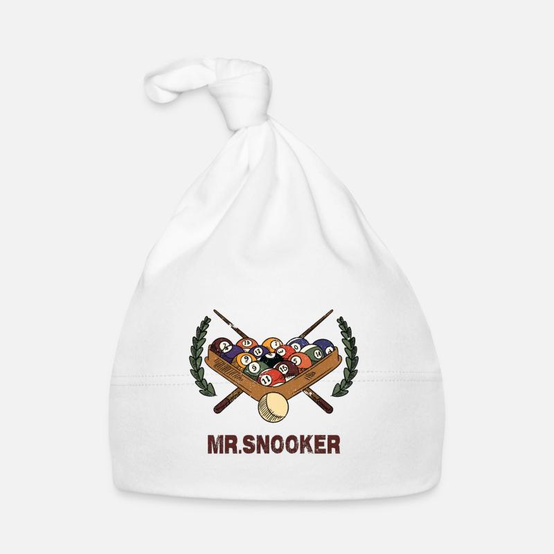 Mr. Snooker Design / Geschenkidee Baby Bio-Mütze