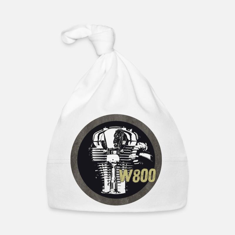 W800 - Baby Bio-Mütze - Weiß