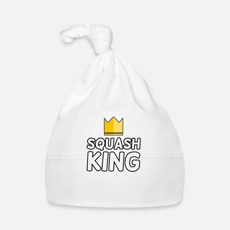 Squash King | Squash squash gift for men Organic Baby Cap