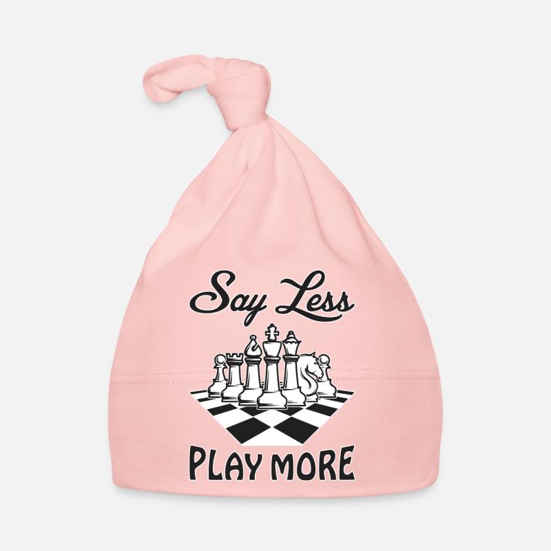 Chess King Chessboard Checkmate Gift Idea Organic Baby Cap