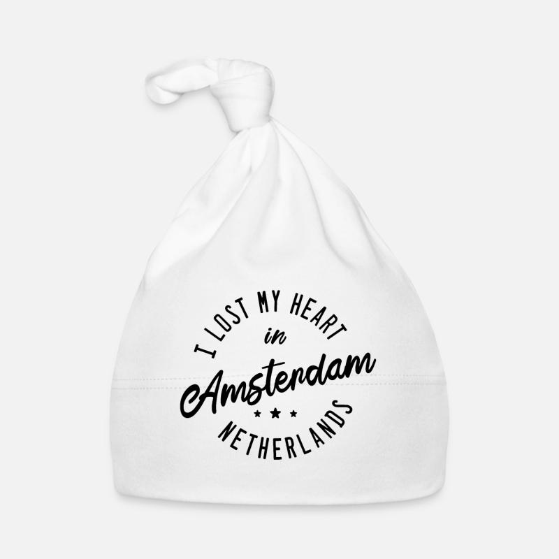 Amsterdam Niederlande Holland Baby Bio-Mütze
