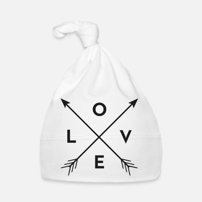 Les flèches de l'amour Bonnet bio Bébé