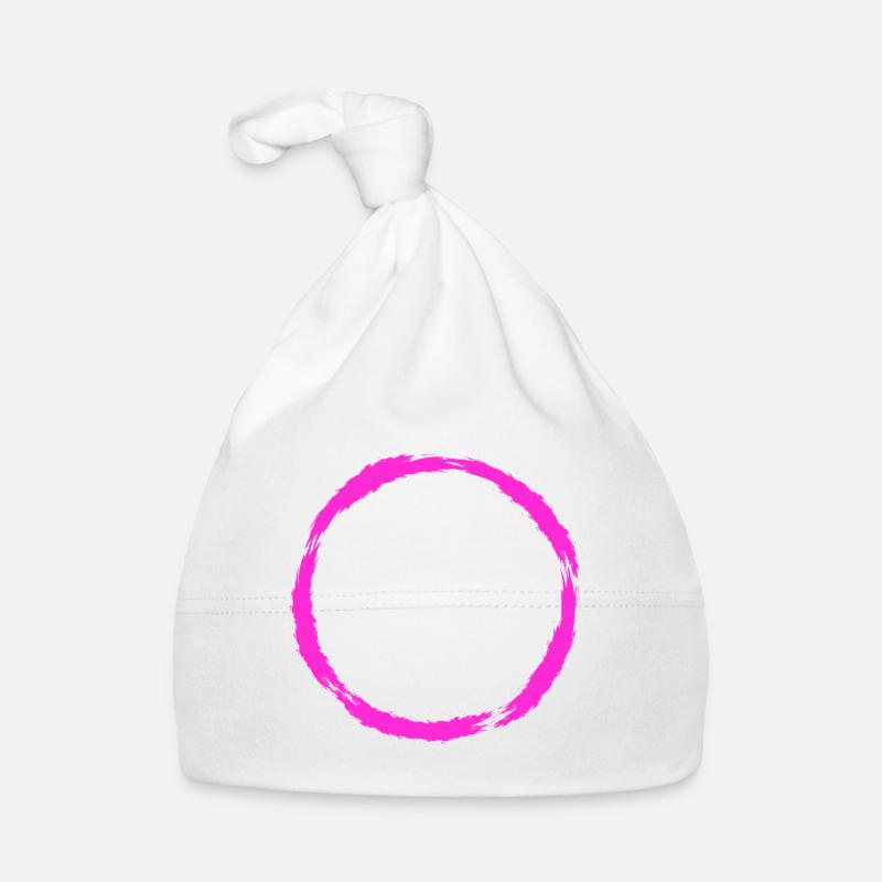 Symbole de cercle Forme de cercle Nouvelle variante Bonnet bio Bébé