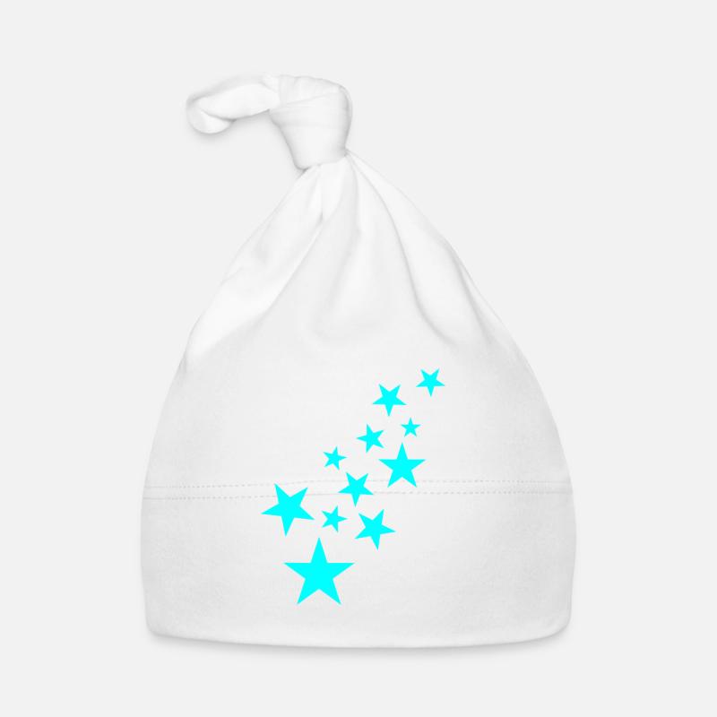 Star asterisk pattern icon Organic Baby Cap