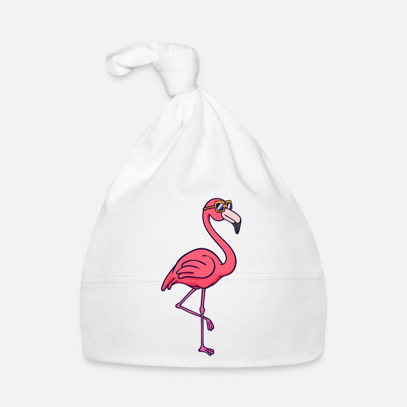 Flamingo Vacation Vacation Summer Chilling Relax Bonnet bio Bébé