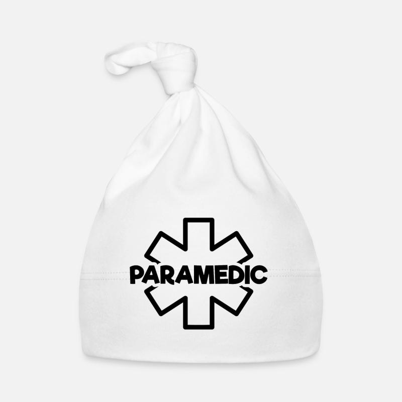 Cadeau drôle de devis paramédic pour infirmière EMT CNA - Bonnet bio Bébé - blanc