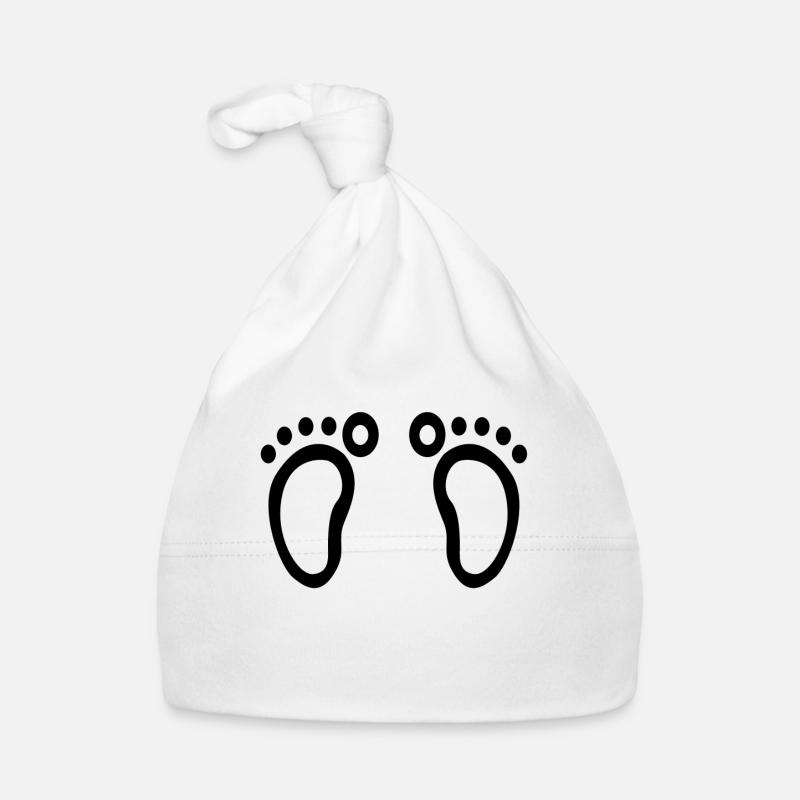 Empreintes Bonnet bio Bébé