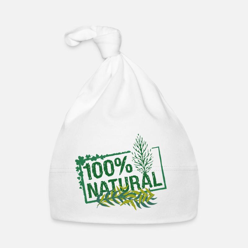 100% Natural, for our environment ! Organic Baby Cap