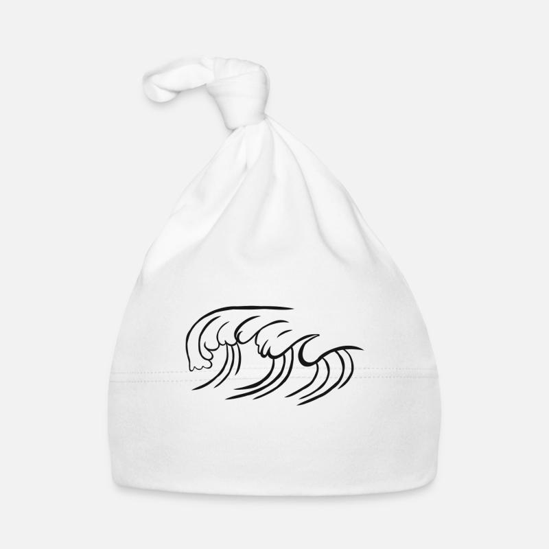 Vague de cadeau de surf sur surf surf Bonnet bio Bébé