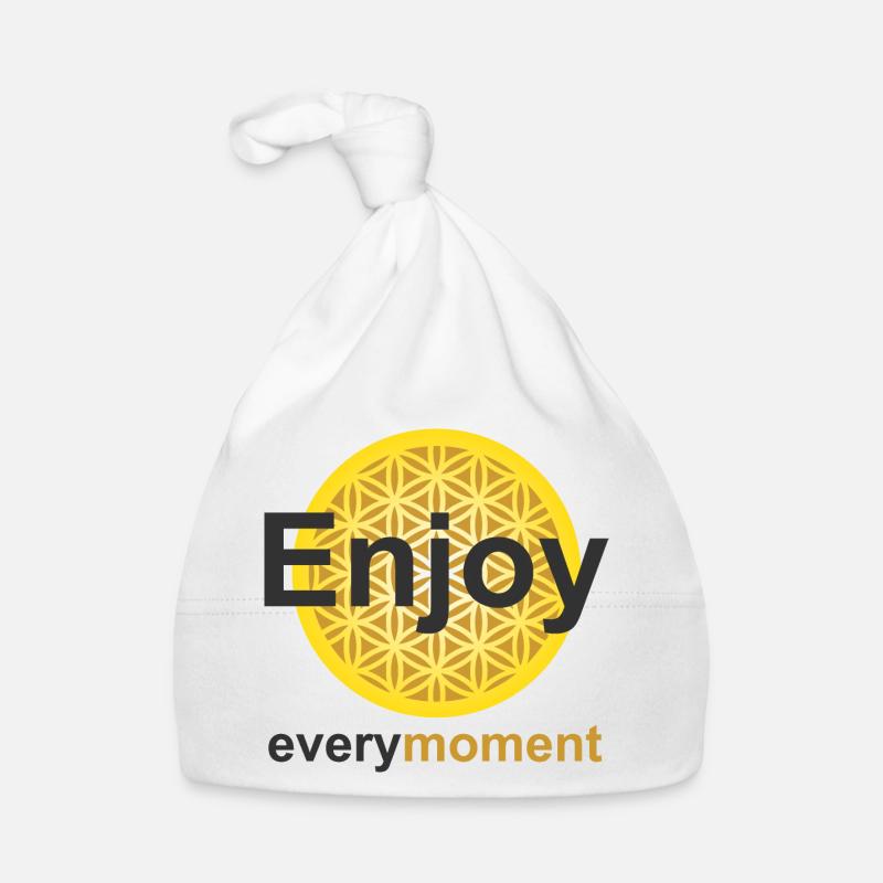 enjoy every moment kontiki Baby Bio-Mütze