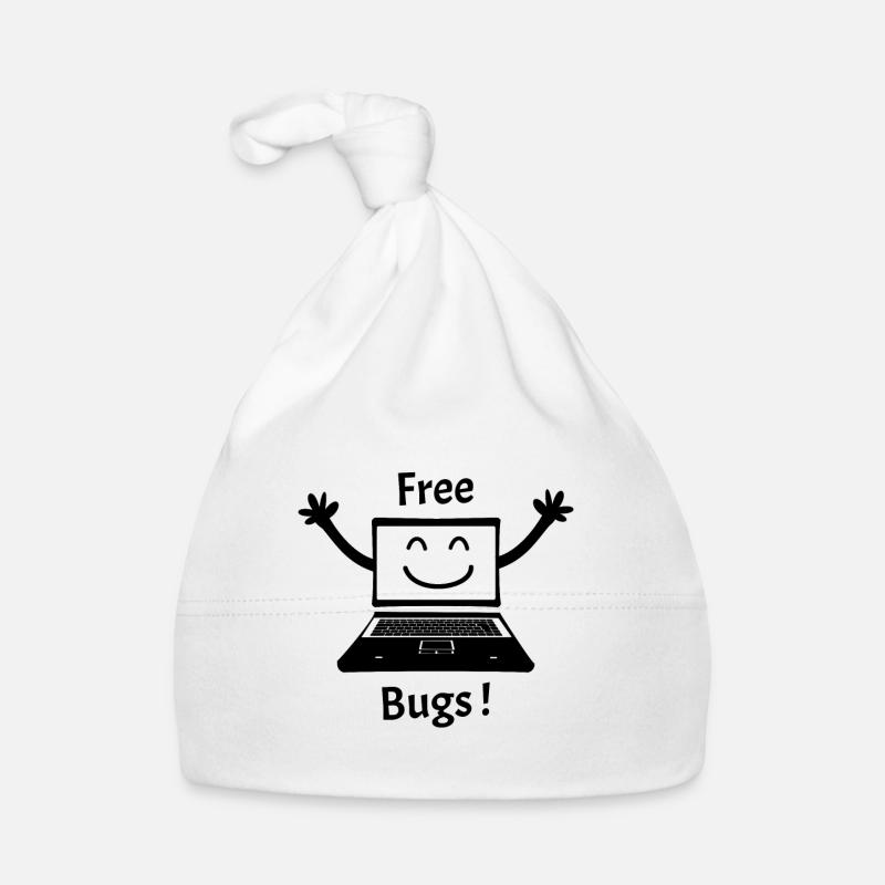 FREE BUGS! (Computer, Kuschel, Hug, Computer) Baby Bio-Mütze