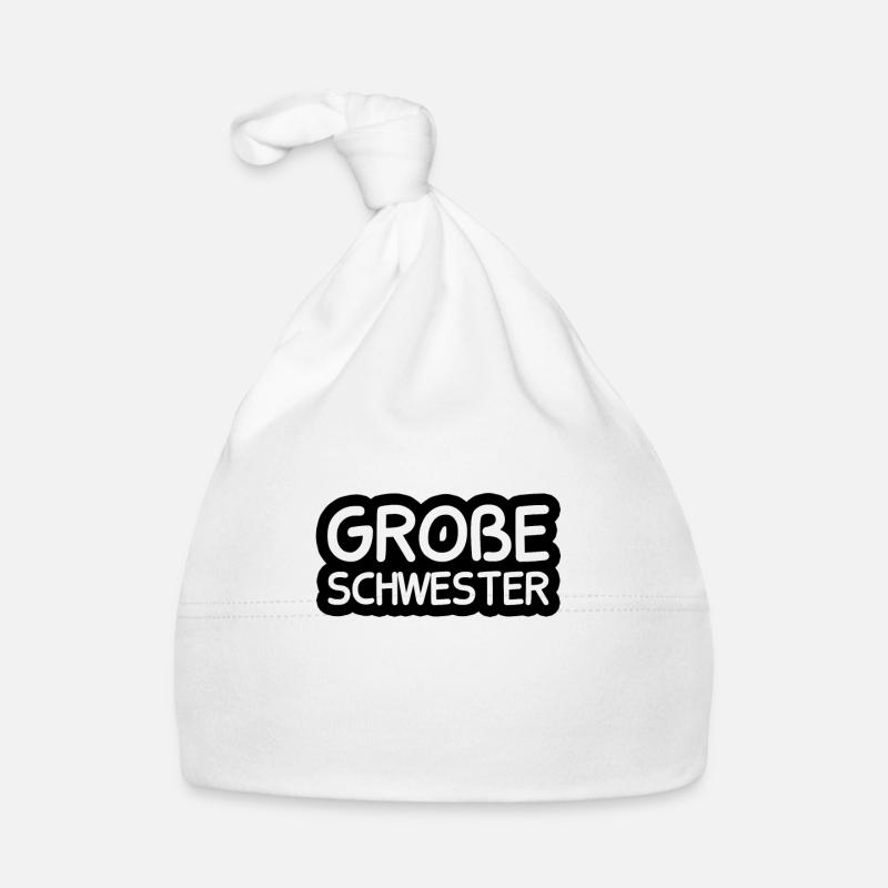 Große Schwester Baby Bio-Mütze