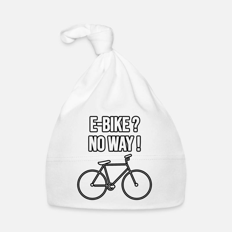 E-Bike? No Way! Baby Bio-Mütze