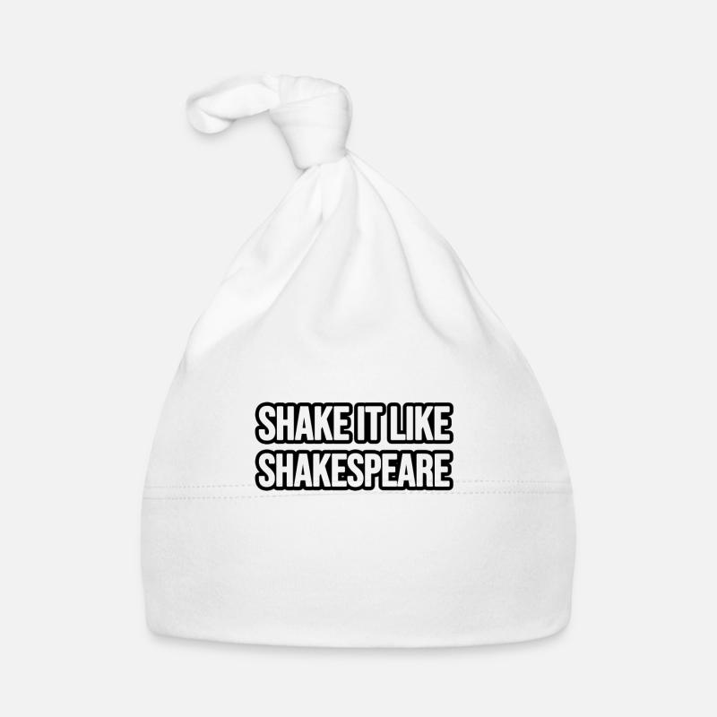 Shake it like Shakespeare Organic Baby Cap