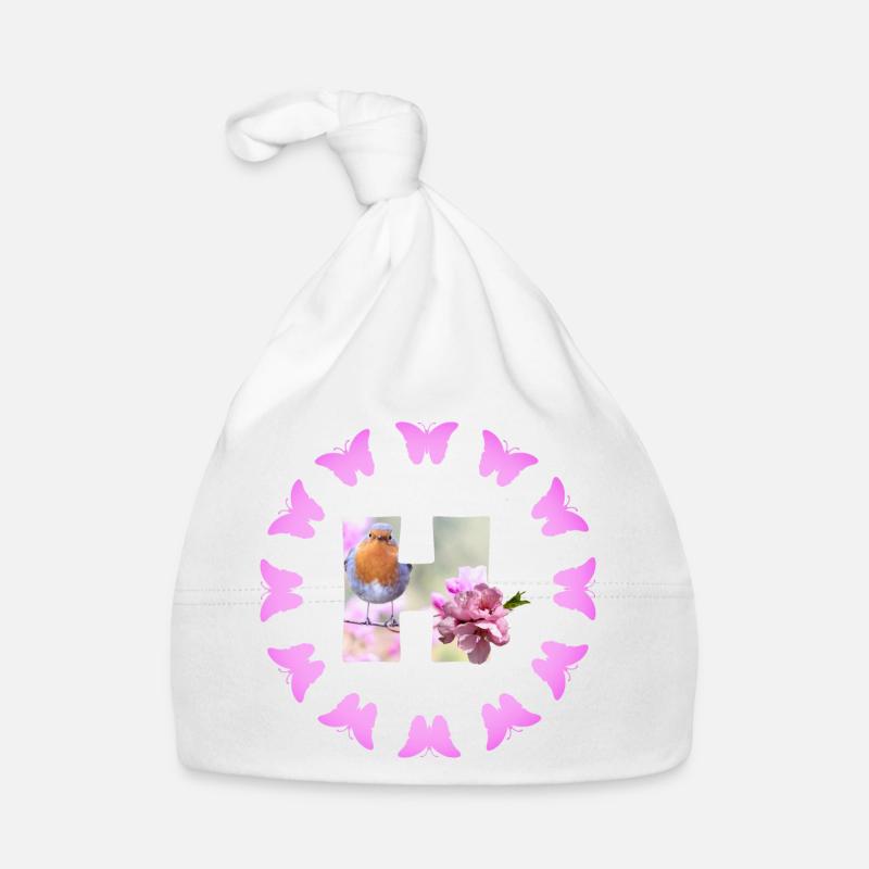 fruit blossom h Organic Baby Cap