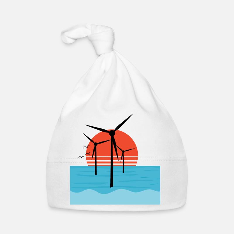 Windrad Baby Bio-Mütze