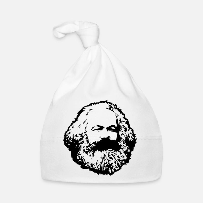 Karl Marx Face Communism Marxism Philosopher Organic Baby Cap