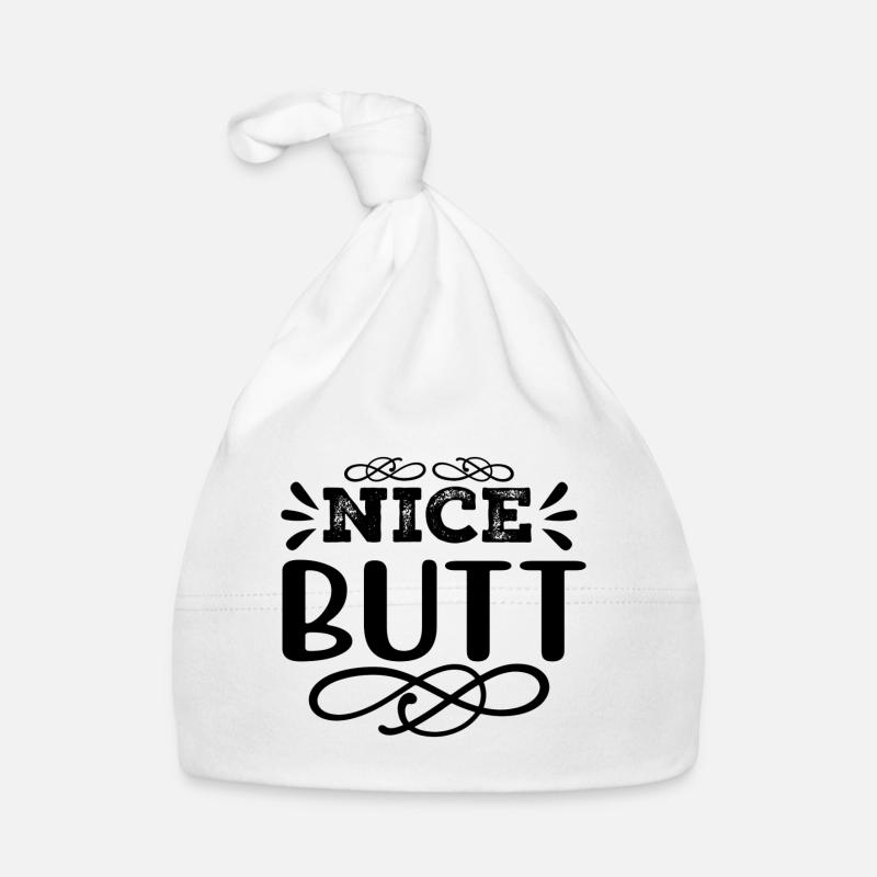 Nice Butt Frecher Spruch Design Baby Bio-Mütze