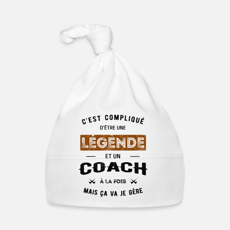 LÉGENDE ET COACH Bonnet bio Bébé