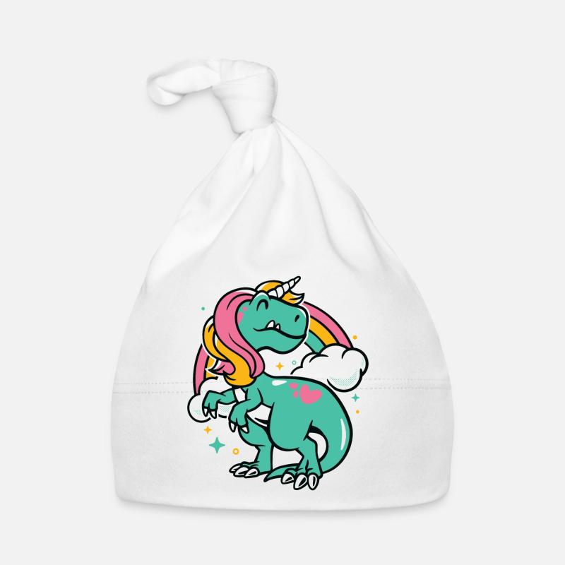 Unicornasaurus T Rex Einhorn Dinosaurier Baby Bio-Mütze