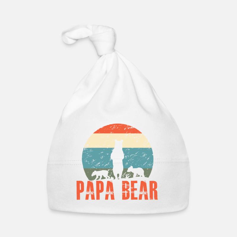 Papa bear Baby Bio-Mütze