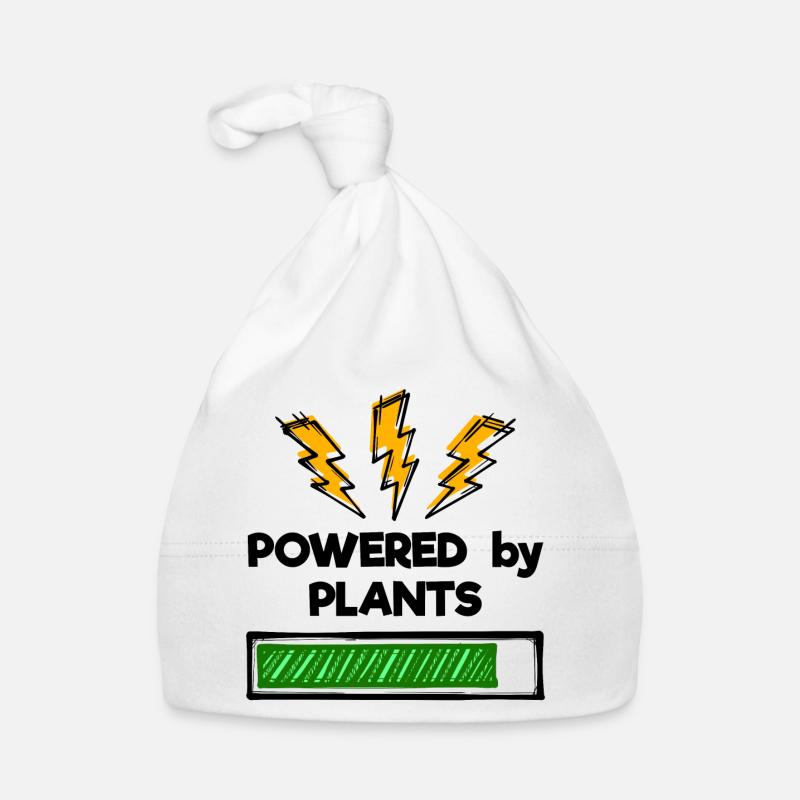 Vegetarier Vegan Statement Baby Bio-Mütze