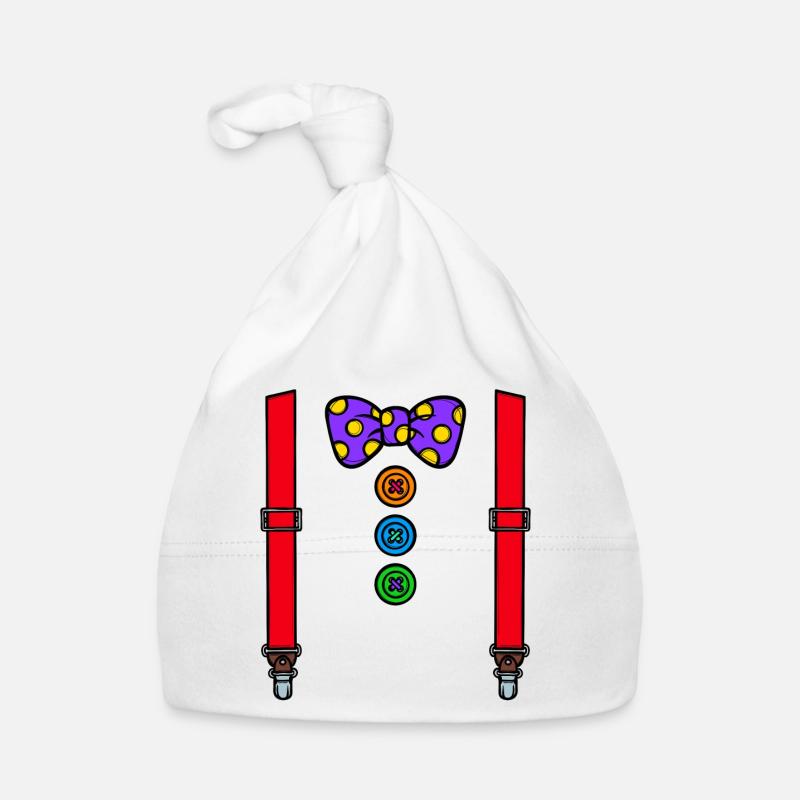 Costume Clown Carnival Carnival Organic Baby Cap