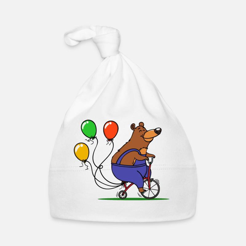 Carnaval de l’ours ballon Bonnet bio Bébé