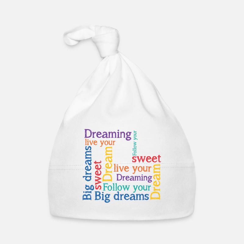 Dreams Big dreams Dreaming Baby Bio-Mütze