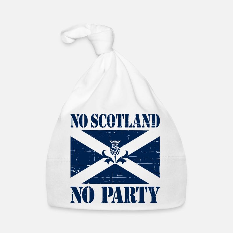 Slogan du drapeau sans l’Écosse pas de parti Bonnet bio Bébé