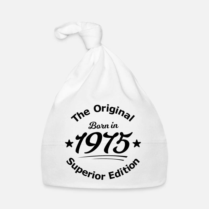 Born in 1975 Organic Baby Cap