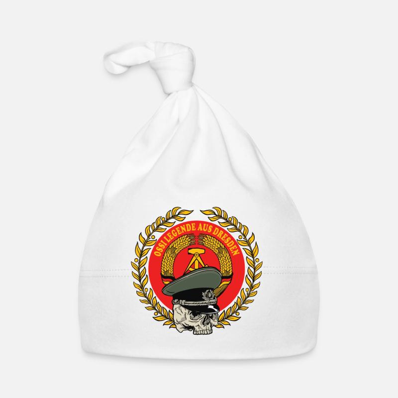 Légende Ossi du design de la RDA / DDR de Dresde Bonnet bio Bébé