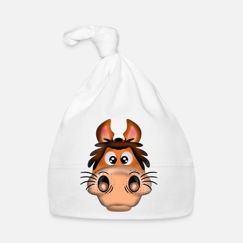 ESEL KOPF Baby Bio-Mütze