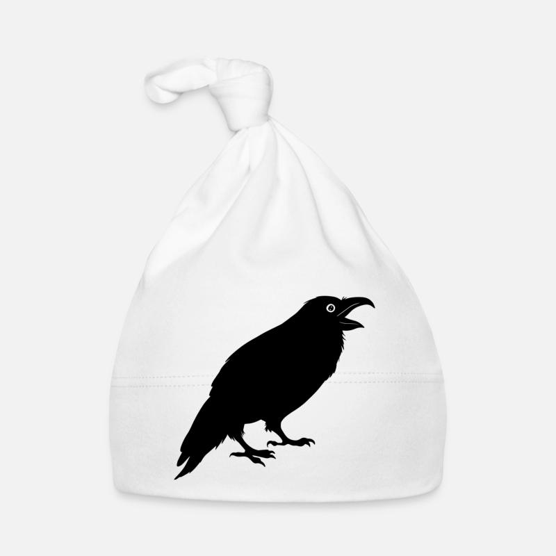 Siluetta Raven Cappellino ecologico per neonato