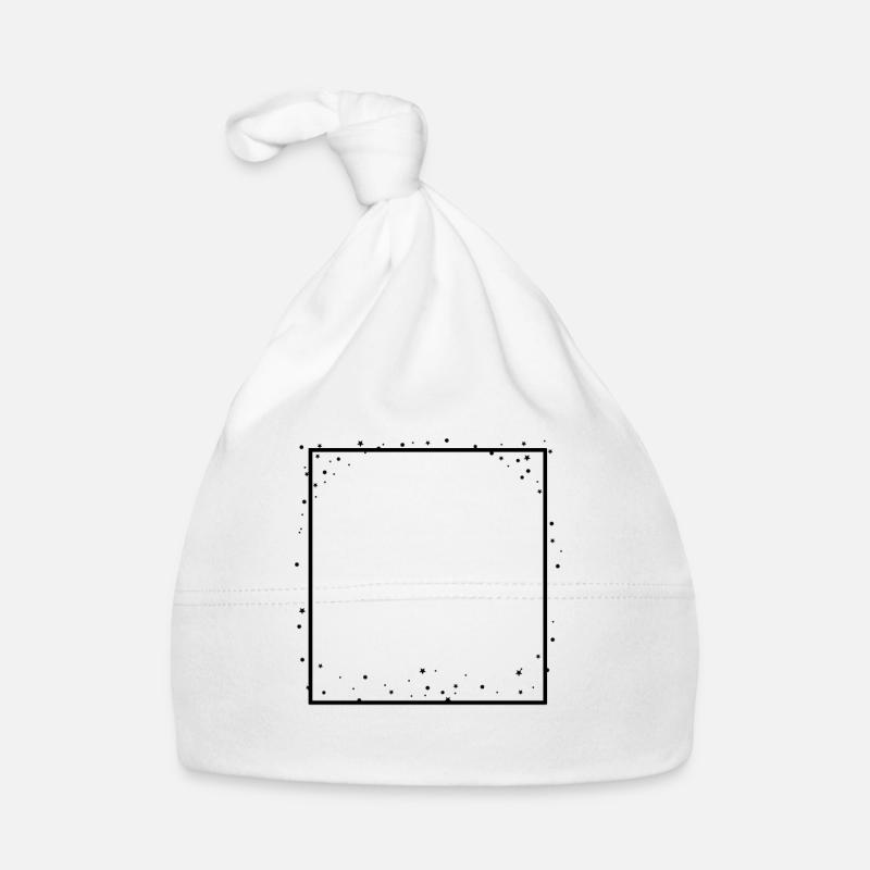 Cadre en étoile avec décoration à points Bonnet bio Bébé