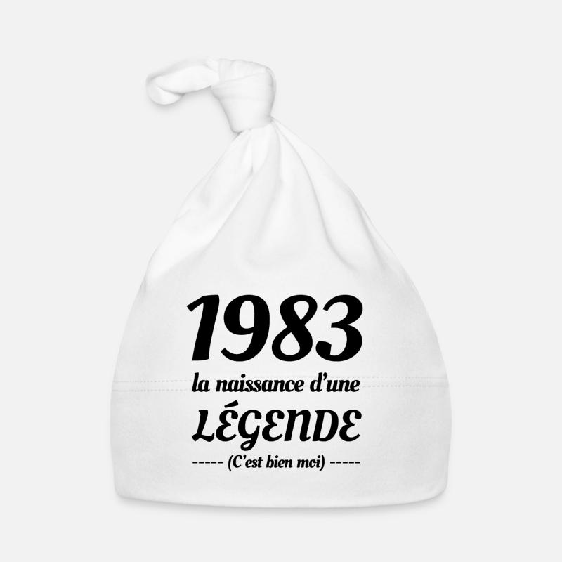 1983 NAISSANCE D’UNE LÉGENDE Bonnet bio Bébé