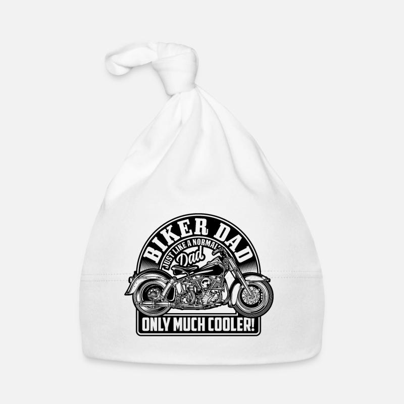 Vater - Bester Dad - Biker Daddy - pos Baby Bio-Mütze