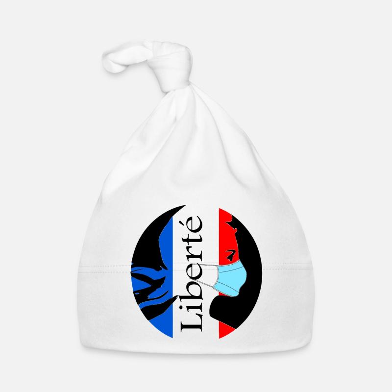 Liberté - Bonnet bio Bébé - blanc