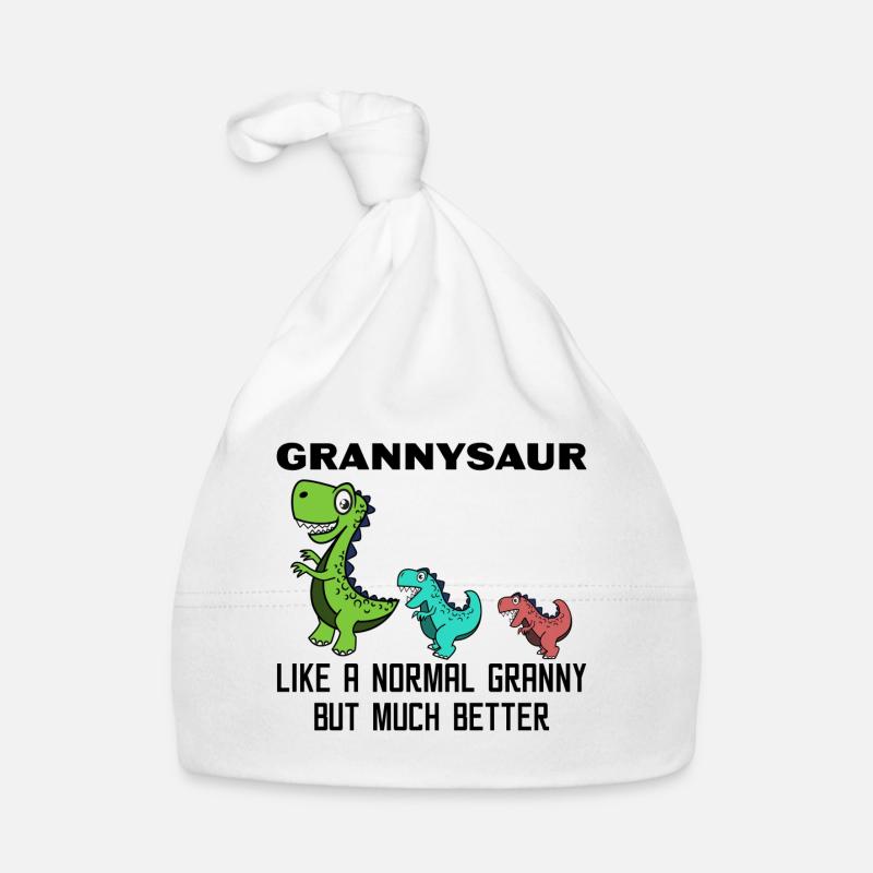 Drôle de déclaration de grand-mère grand-mère dinosaure Bonnet bio Bébé