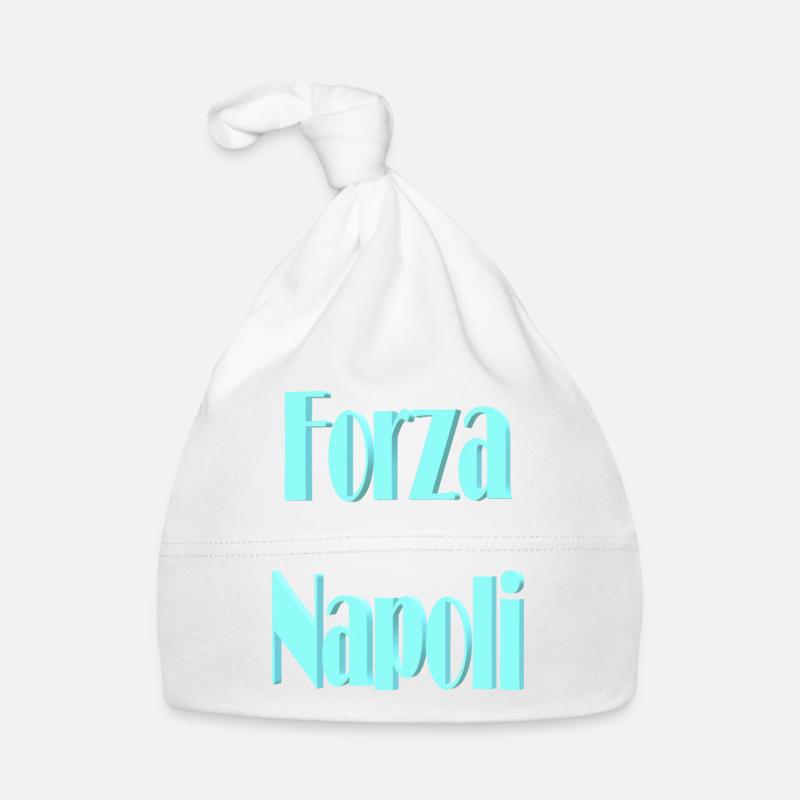 Napoli per sempre - Bonnet bio Bébé - blanc