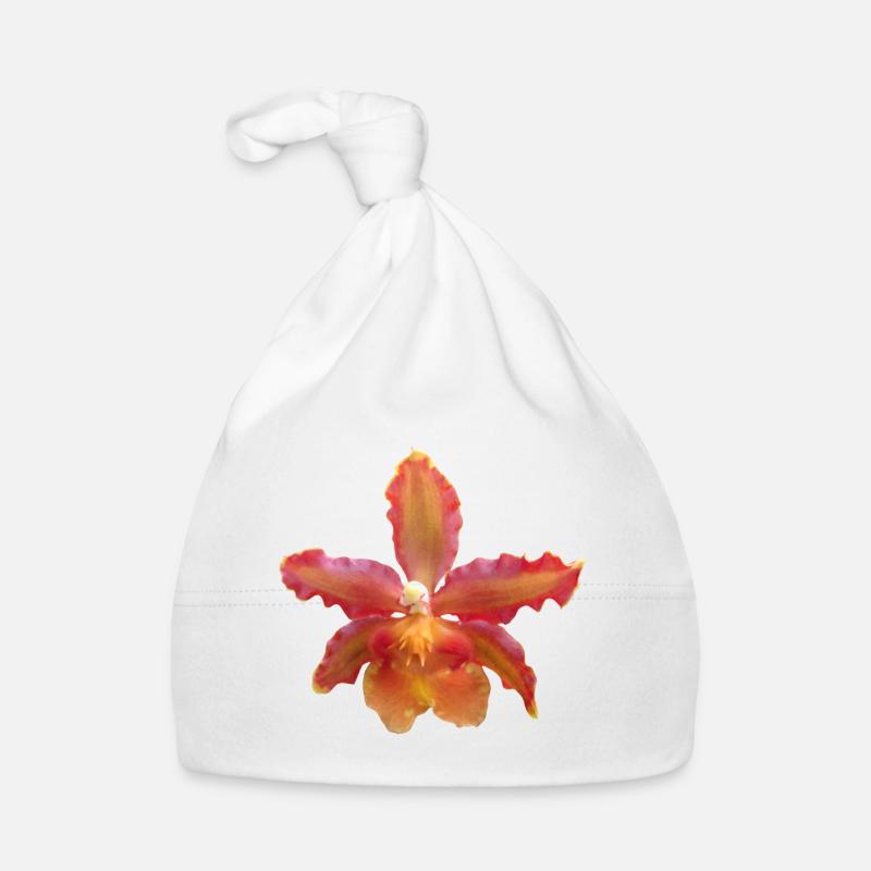 Fleur d’orchidée, Vigne d’orchidée, Fleur d’orchidée Bonnet bio Bébé