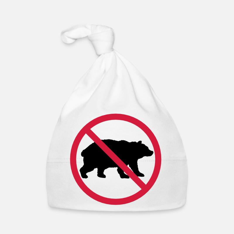 Bear Forbidden Shield Organic Baby Cap