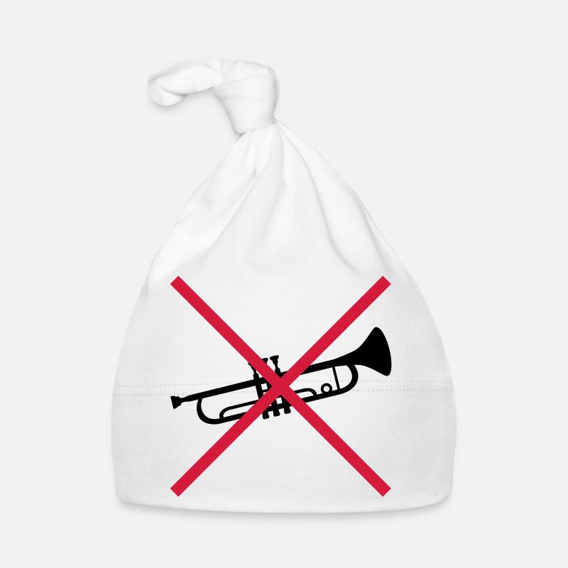 Trompette Bouclier Interdit Bonnet bio Bébé