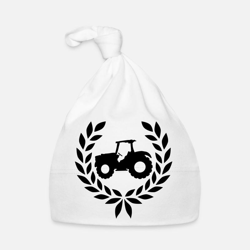 Lorbeerkranz Bauernhof Traktor Baby Bio-Mütze