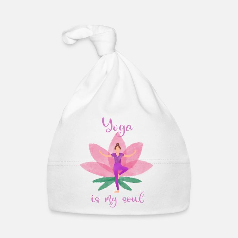 Yoga - Bonnet bio Bébé - blanc
