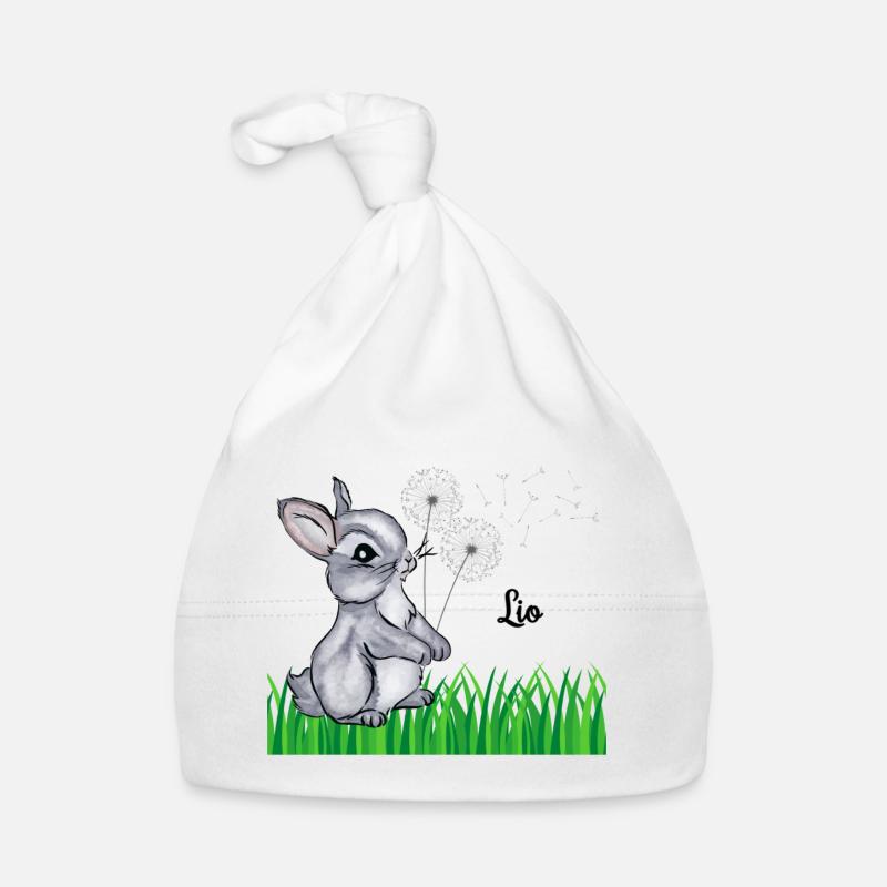 Nom Coupe Enfants Lapin Nom Cadeau Lio Bonnet bio Bébé