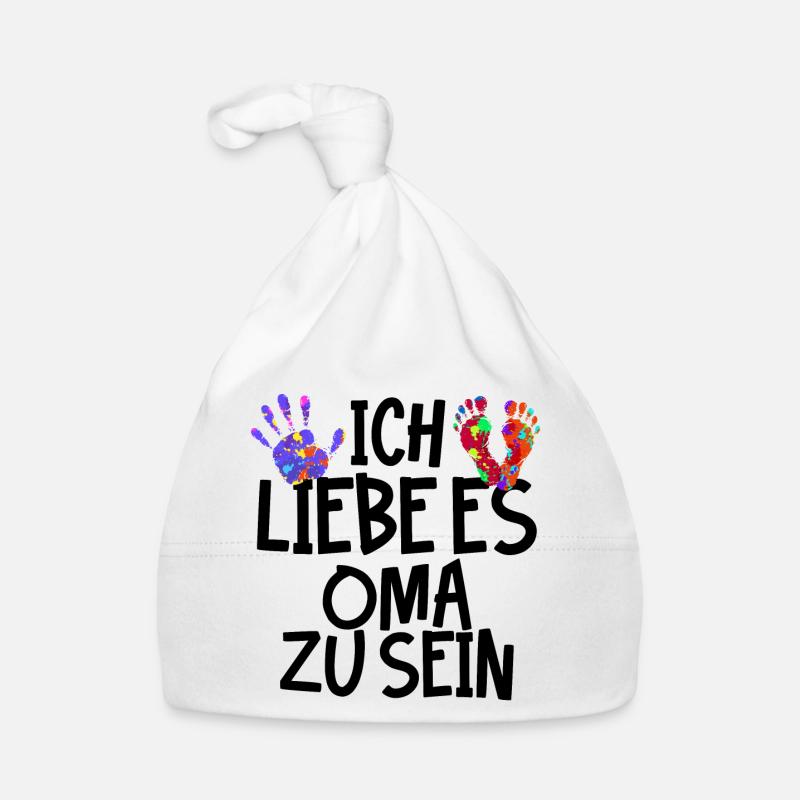 Rentnerin Oma Statement Alte Frau Großmutter Baby Bio-Mütze