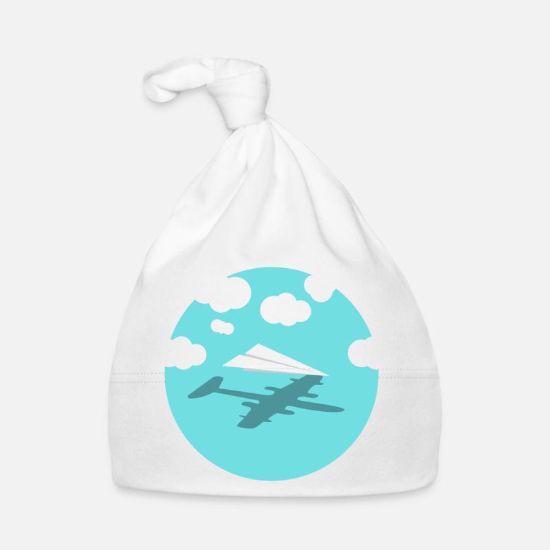 Airplane Organic Baby Cap