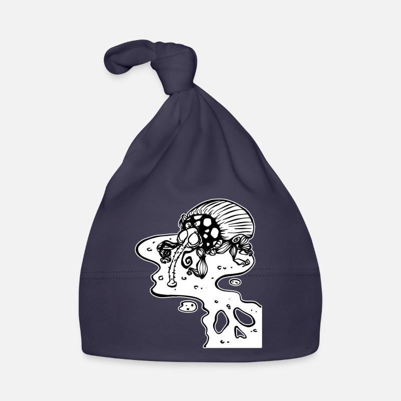 Gothic Scary Flea Organic Baby Cap