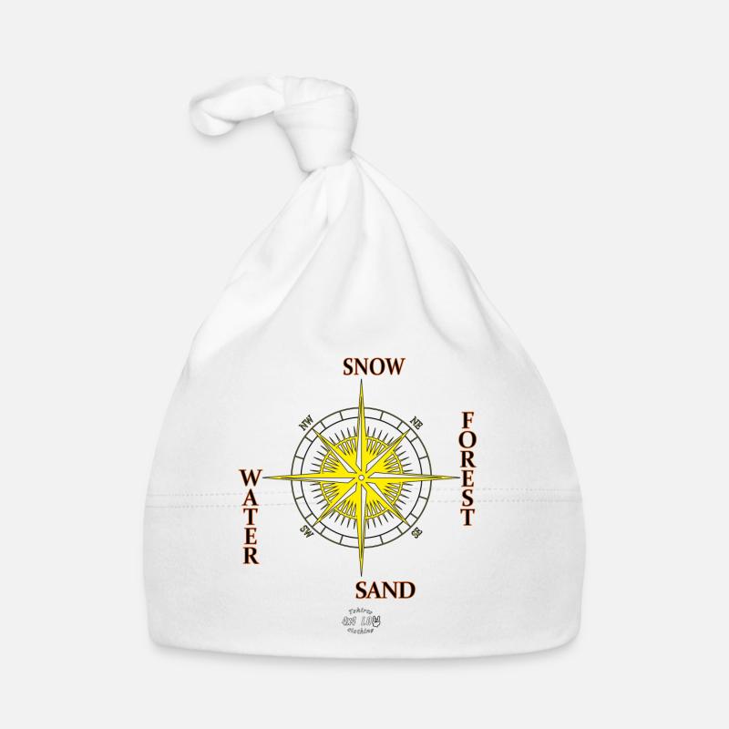 Rose der Winde Baby Bio-Mütze